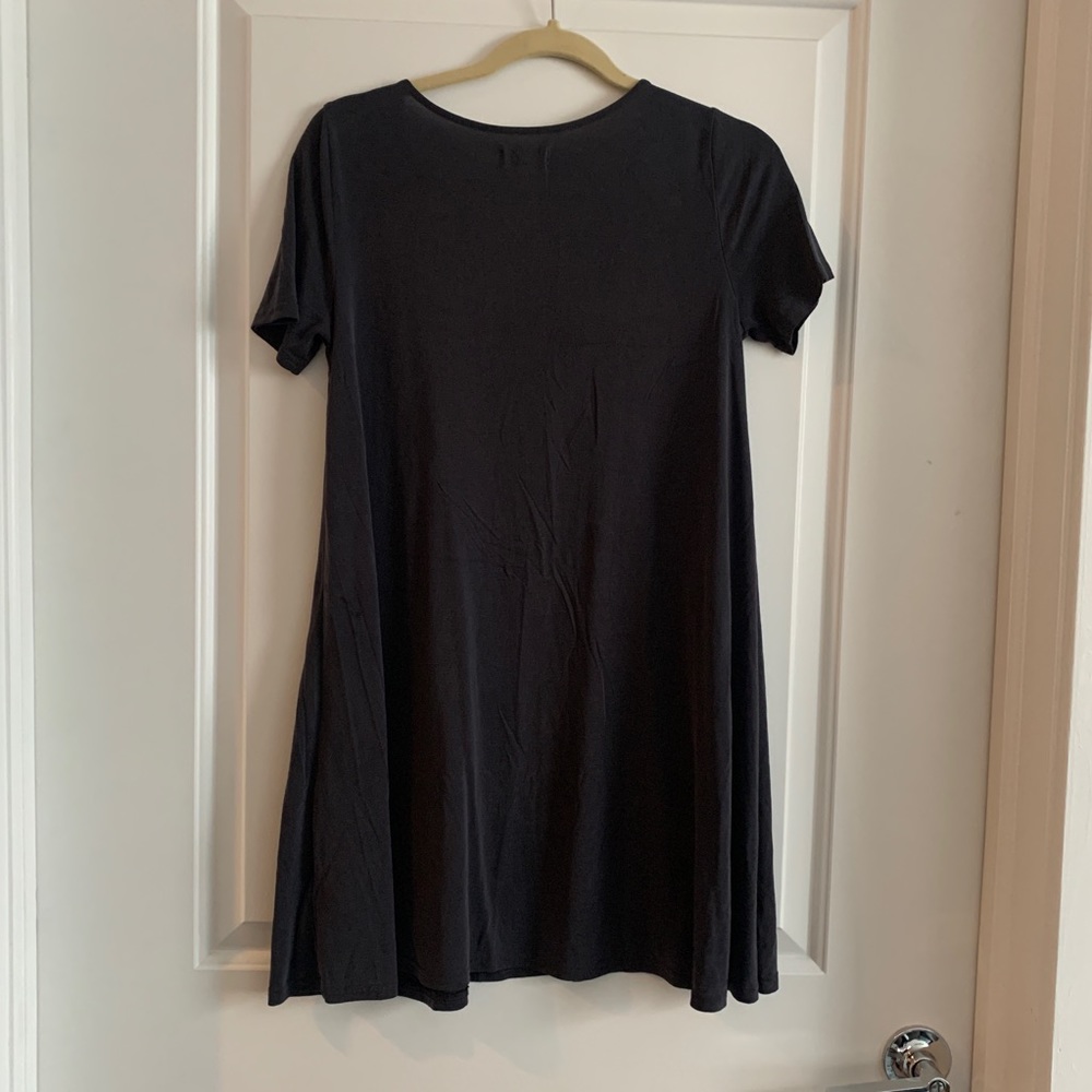 Simple Charcoal Gray Dress